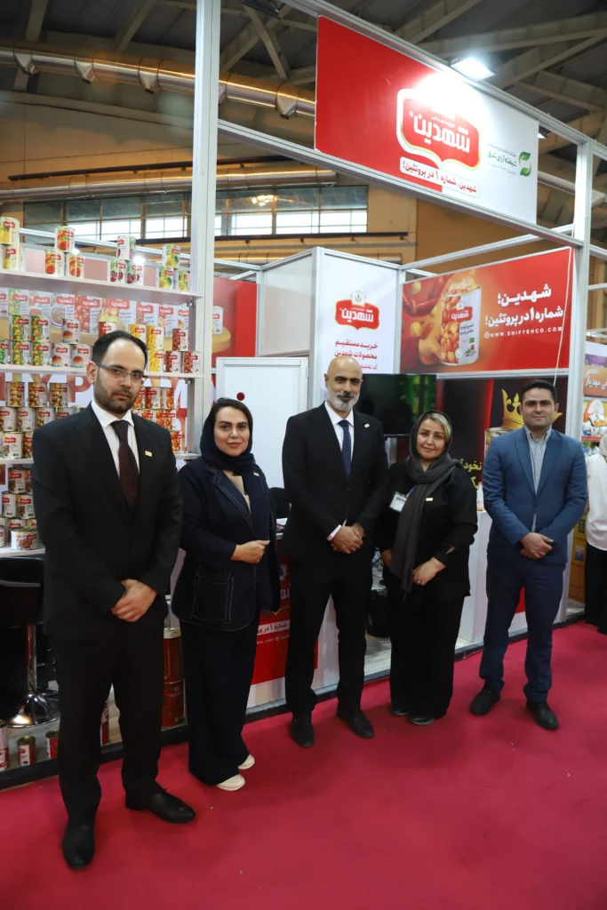حضور شرکت کشت و صنعت شیفته آرای شرق با برند شهدین در سومین نمایشگاه محصولات غذایی سلامت‌محور Food Health Expo