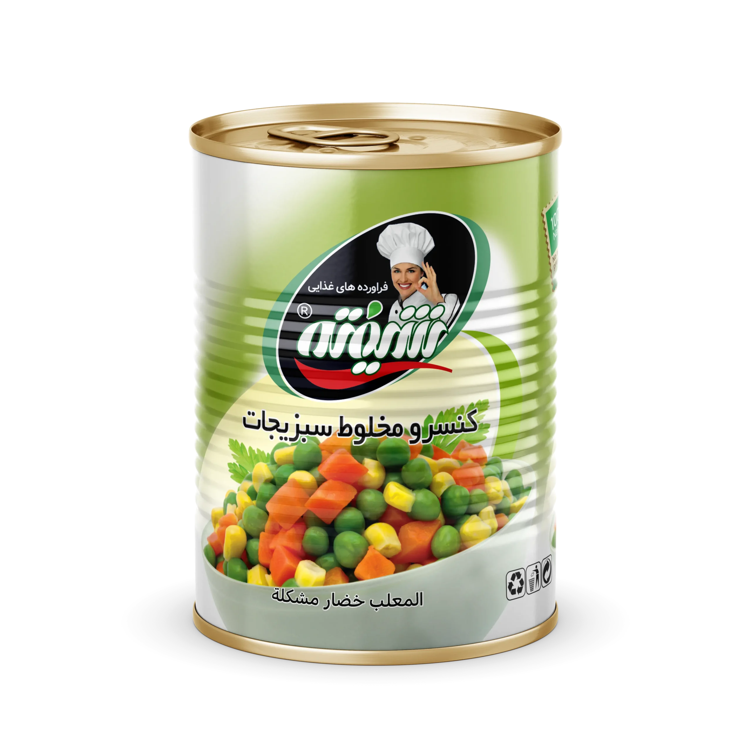 شیفته سبزیوں کا مخلوط کنسرو