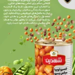 کنسرو لوبیا میکس پرو شهدین