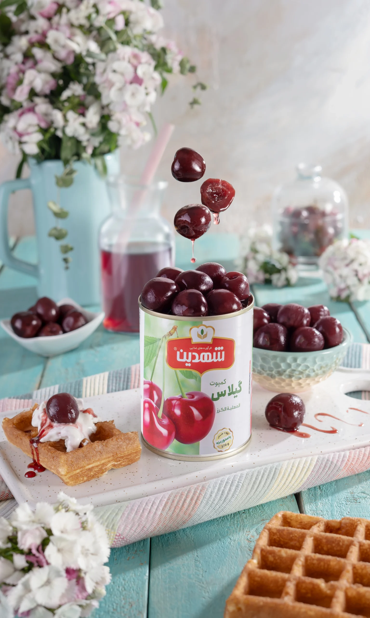 کمپوت گیلاس شهدین