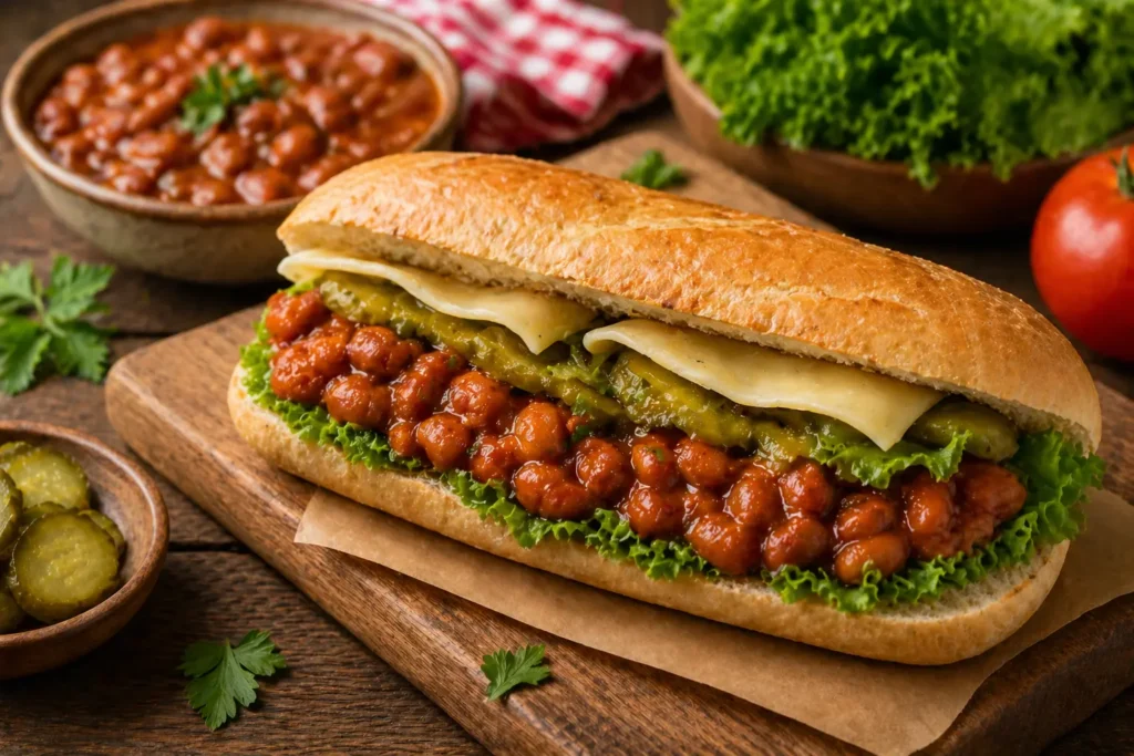 ساندویچ لوبیا